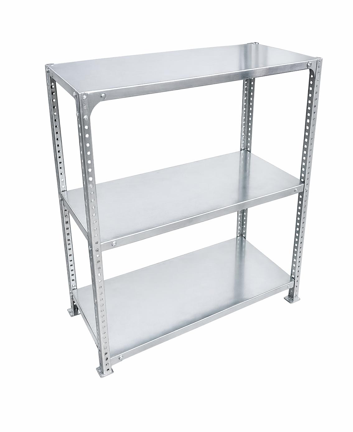 Bolt & Nut Shelving Unit — 3 Shelves